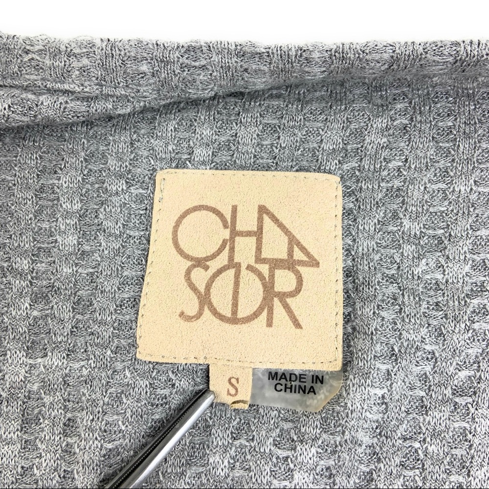 Chaser Grey Waffle Knit Thermal Top - Picture 7 of 7
